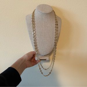 Stella & Dot Gold Devon Layering Necklace